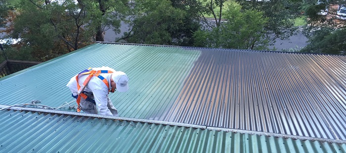 屋面彩鋼噴漆翻新防水怎么做